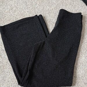 H&M Shimmering Black Elastic High Waist Pants